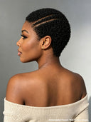 Full lace pixie wig curly for black women 