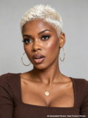 Full lace pixie cut wig Blonde for black women