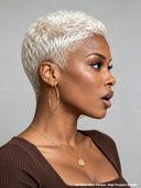 Full lace pixie cut wig Blonde for black women