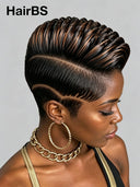 Full lace wig Highlight Tapered Pixie Faux Hawk