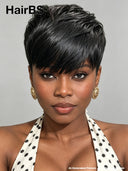 Ready to Go Glueless Wig pixie cut 100% Human Hair