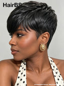 Ready to Go Glueless Wig pixie cut 100% Human Hair