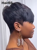 Ready to Go Glueless Wig pixie cut 100% Human Hair