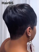 Ready to Go Glueless Wig pixie cut 100% Human Hair