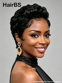 Lace front 13x4 pixie quick weave for black women
