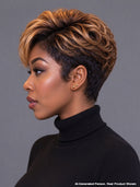 Lace front 13x4 pixie wig side part highlight