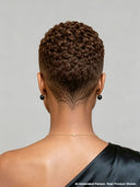 Lace front 13x6 pixie cut Brown curly wave wig