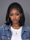 Lace front 13x6 wig Pre-styled Updo 14 inch bob wig 100% Human Hair