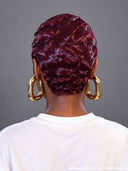 Machine made burgundy 99J# Glueless wig pixie cut wig 