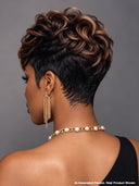 Wear & go machine made Quick weave brown mix honey