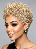 Gluelesse wig machine made blonde Pixie cut wig