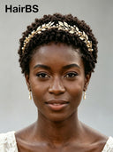 Pixie wig quick weave black 13x4 Lace afro curly 100% Human Hair