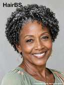 Wear to Go lace front Pixie Salt and Pepper afro wig