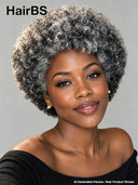 Wear to Go Glueless Pixie wig Salt and Pepper afro