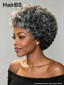 Wear to Go Glueless Pixie wig Salt and Pepper afro