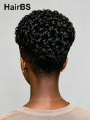 Topper Unit curly wave for black woman( NOT A WIG) 