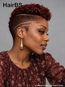 Topper Unit 99J# burgundy for black woman( NOT A WIG) 