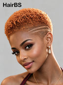 Topper Unit curly wave orange for black woman( NOT A WIG) 