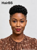 Topper Unit black wavy for black woman( NOT A WIG) 