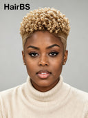 Topper Unit Machine made blonde for black woman( NOT A WIG) 