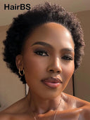 Special Offer Machine Made pixie afro glueless wig $59.99 100% Human Hair