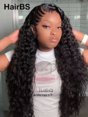 13x4 Lace wig updo braided hairstyles black curly wave 26 inch 100% Human Hair