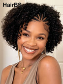 13x4 Lace wig updo braided hairstyles black 100% Human Hair