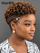 Full Lace with Braided wig afro brown for black woman