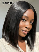 Buy 1 Get 1 Free $199 lace closure bob straight the luxe 
