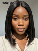 Buy 1 Get 1 Free $199 lace closure bob straight the luxe 