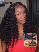 Feather Crochet Human Hair Extensions deep wave 100% Human Hair