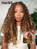 Feather Crochet Human Hair Extensions spring curl 4/27#（50 grams per piece)
