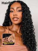 Feather Crochet Human Hair Extensions deep wave for black woman 100% Human Hair