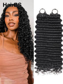 Feather Crochet Human Hair Extensions deep wave for black woman 100% Human Hair