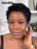 HD Lace front 13x4 Pixie cut Wig ready to go Pre-cut lace curly wave 100% Human Hair