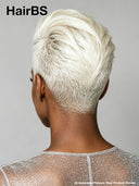 Full lace pixie cut wig straight blonde