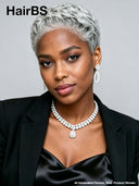 Lace front 13x6 Pixie wig gray quick weave