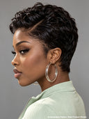 Lace front 13x4 pixie wig Quick weave black or brown