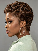 Lace front 13x4 pixie wig Quick weave black or brown