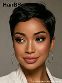 Lace front 13x4 pixie wig 5 color for black women