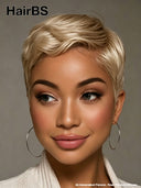 Lace front 13x4 pixie wig 5 color for black women