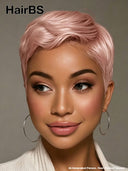 Lace front 13x4 pixie wig 5 color for black women