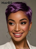 Lace front 13x4 pixie wig 5 color for black women