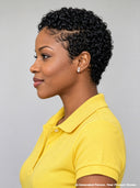 Lace front 13x4 pixie wig black curly