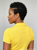 Lace front 13x4 pixie wig black curly
