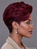 Lace front 13x4 pixie burgundy 99J# Quick weave