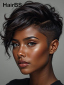 HD wig Pixie cut wig Lace front 13x6 quick weave 100% Human Hair
