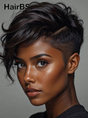 HD wig Pixie cut wig Lace front 13x6 quick weave 100% Human Hair