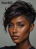 HD wig Pixie cut wig Lace front 13x6 quick weave 100% Human Hair