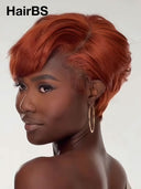 Lace front 13x4 Pixie wig 3 color options quick weave